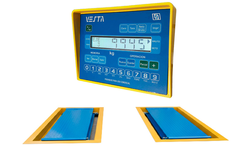 Balanzas de Pesaje por Eje para Camiones — Modelo 3517P 01