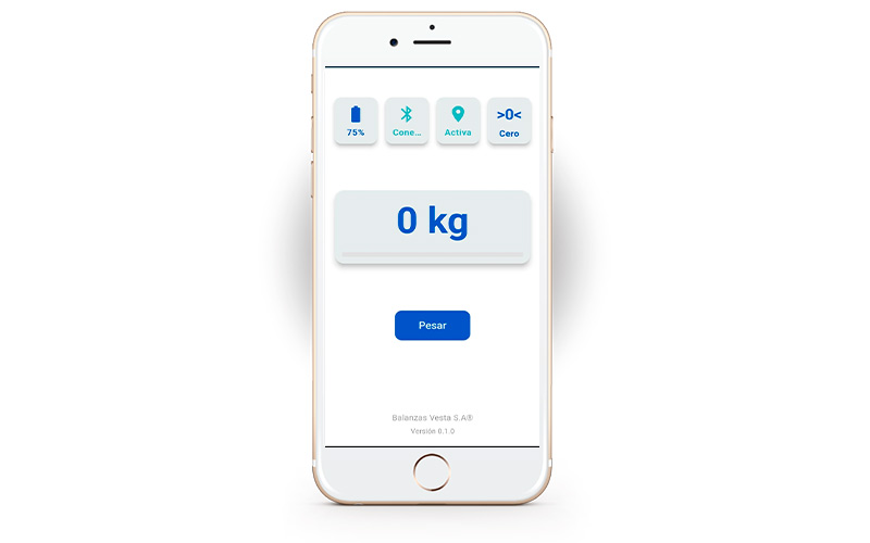App para Balanzas – Vesta+ 01
